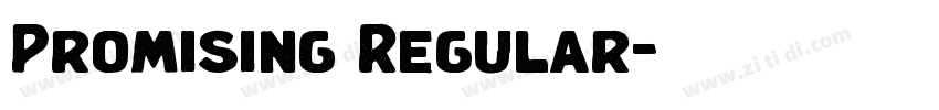 Promising Regular字体转换